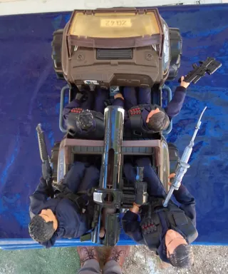 Lote 4 Figuras Action Man Operaciones Especiales