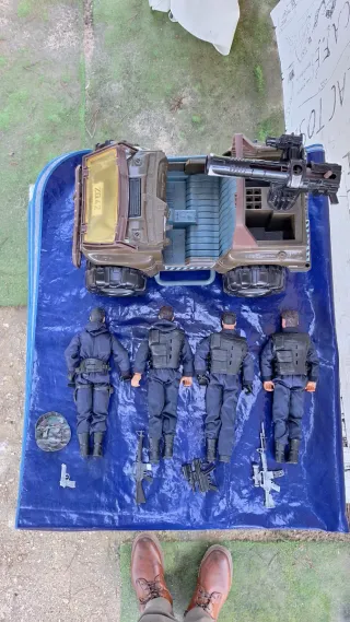 Lote 4 Figuras Action Man Operaciones Especiales
