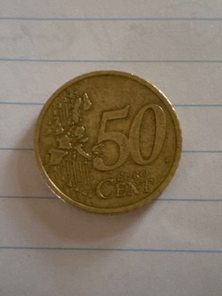 Moneda 50 céntimos 2000 RF