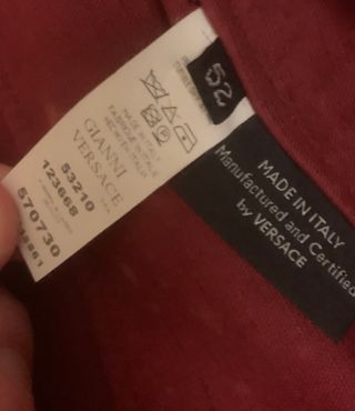 Jaqueta de pele Versace