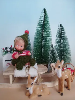 Conjunto Elfo  Barriguitas niña