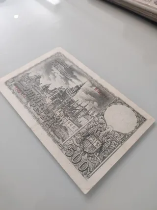 Billete 500 Pesetas Banco de España 1940