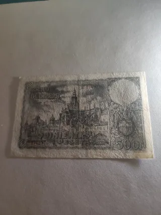 Billete 500 Pesetas Banco de España 1940