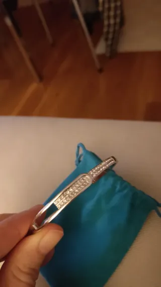 Pulsera esclava con circonitas