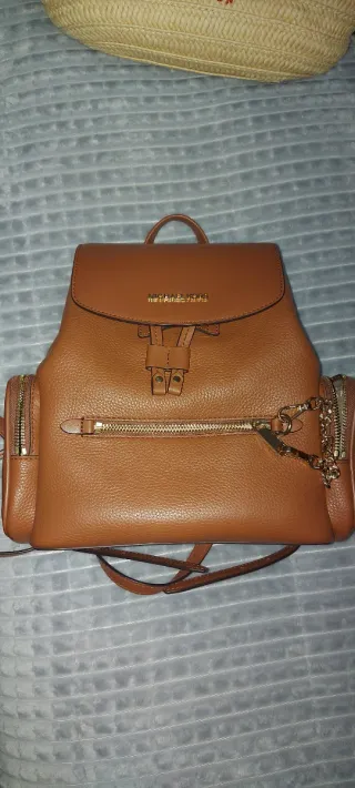 Mochila Michael Kors Marrón Piel