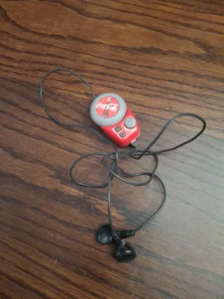 Mini Radio Coca-Cola Roja