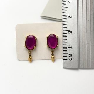 Conjunto Tous Plata 925 con rubis