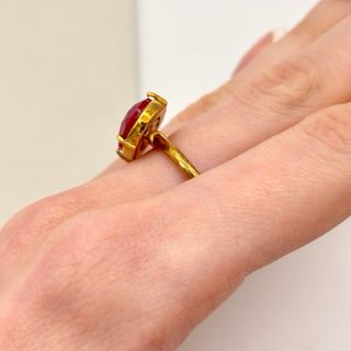 Conjunto Tous Plata 925 con rubis