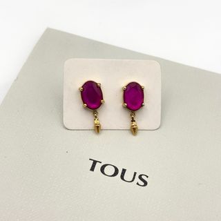 Conjunto Tous Plata 925 con rubis