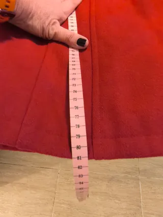 Abrigo Amisu Rojo Talla M