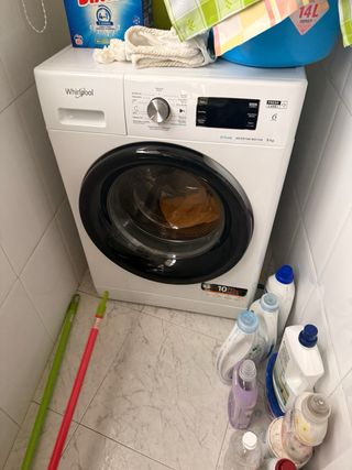 Lavadora Carga Frontal 9kg Steam Inverter Motor