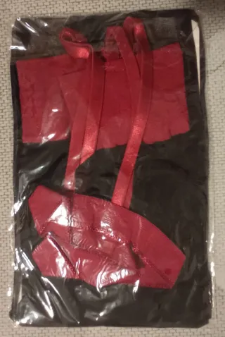 Vestido lentejuelas rojo