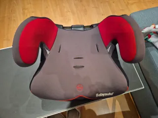 Silla coche niño Babyauto gris/rojo