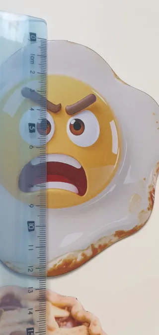 4 Imánes divertido desayuno animado