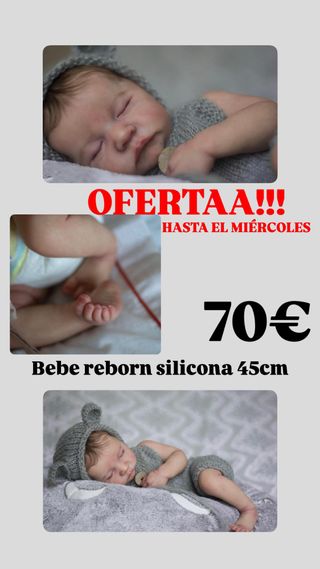 Bebé Reborn Silicona 45cm
