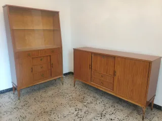 Vitrina Mueble Nórdico Mid Century Madera