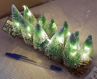 OF- Navidad- 1 Bosque nevado con Luces LED