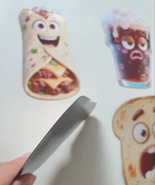 4 Imanes divertidos de comida