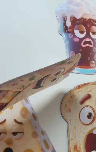 4 Imanes divertidos de comida