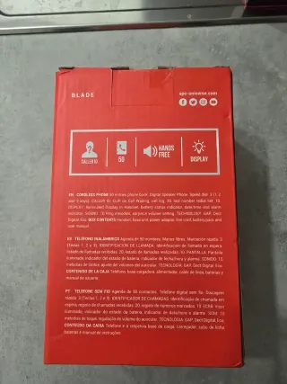 Telefono fijo inalambrico spc