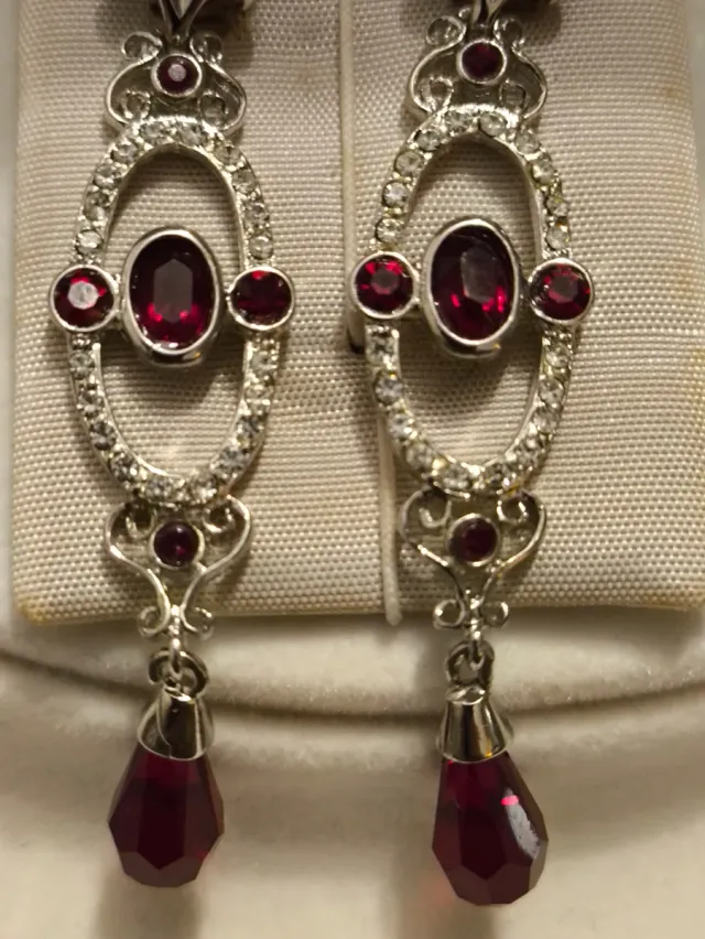 Pendientes Plata Estilo Georgiano
