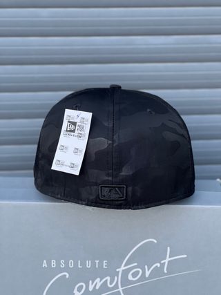 Gorra New Era Negra Camuflaje
