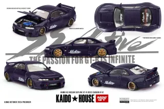 Nissan Skyline GT-R R33 Kaido House Mini GT En cam