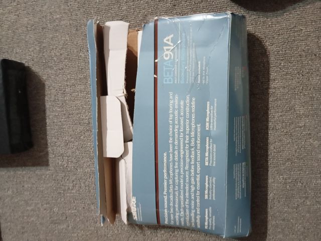 Micrófono Condensador Shure Beta 91A