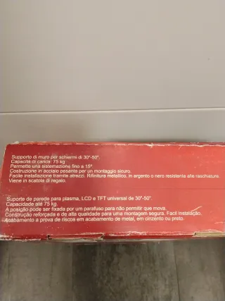 Soporte TV VITECOM Plasma/LCD 30-50 75Kg