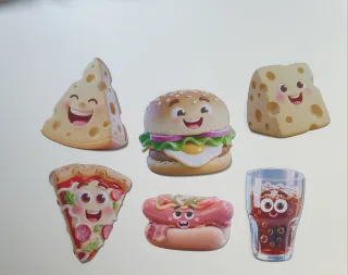 6 Imanes divertidos de comida