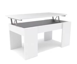 Mesa de centro elevable madera y metal