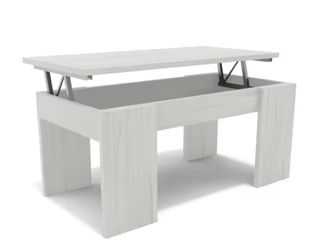 Mesa de centro elevable madera y metal