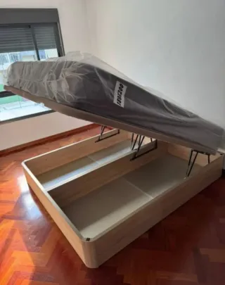 Canapé abatible con colchón
