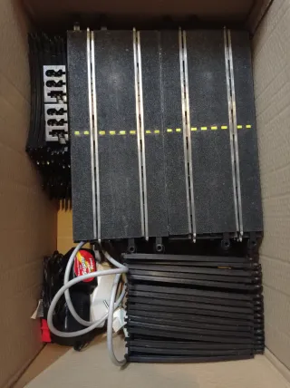 Circuito Scalextric 4 carriles (óvalo tipo Nascar)