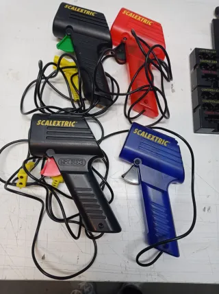 Circuito Scalextric 4 carriles (óvalo tipo Nascar)