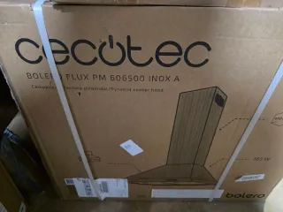 Cecotec Campana Extractora 60cm Piramidal Negra