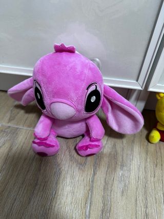 Peluche Rosa Angel Stitch