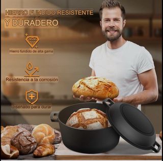 Olla Hierro Fundido 2 en 1