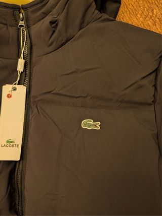 Abrigo Lacoste Negro
