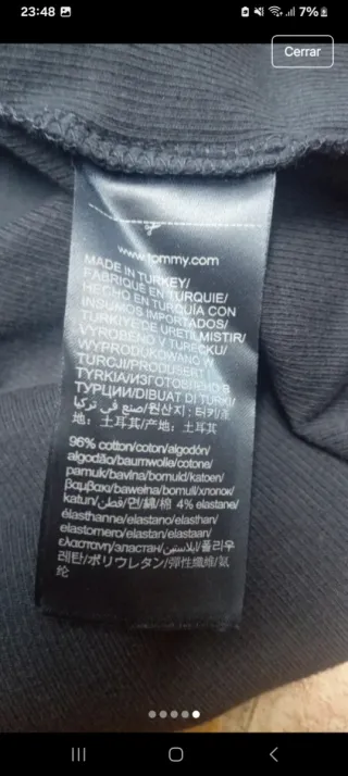 Vestido deportivo Tommy Jeans Talla S