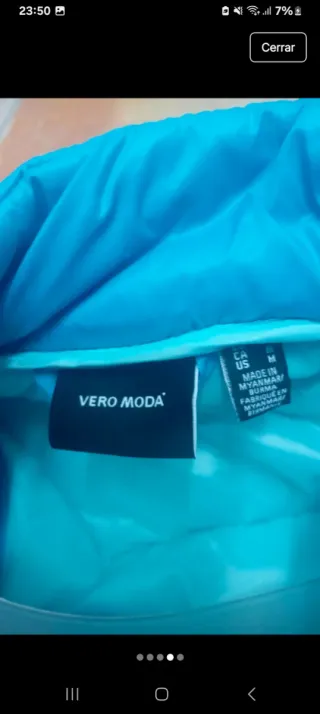 Chaqueta acolchada Vero Moda Talla M