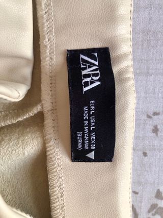 Pantalón mujer beige