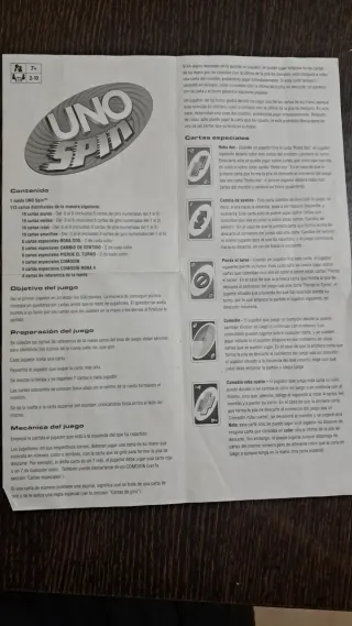 UNO Spin Juego de Cartas