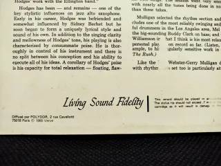 Vinilo Gerry Mulligan Johnny Hodges Polydor 1960