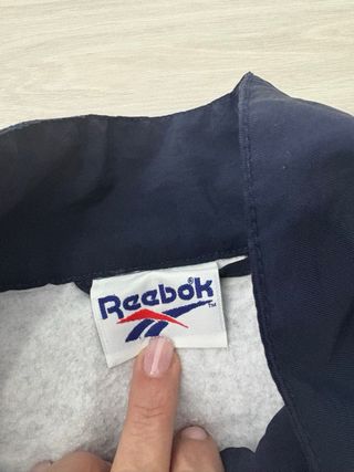 Forro polar Reebok cremallera gris XXL