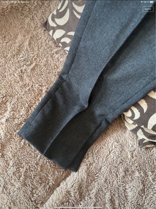 Conjunto Abrigo y Pantalón Zara Gris