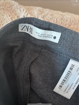 Conjunto Abrigo y Pantalón Zara Gris