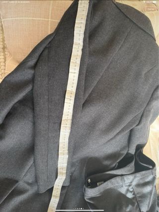 Conjunto Abrigo y Pantalón Zara Gris