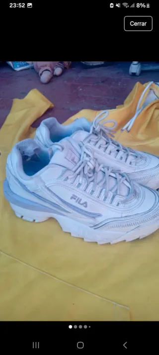 Zapatillas Fila lila Blanco Talla 39