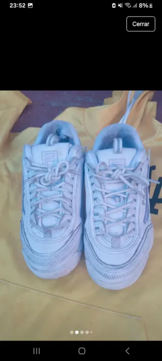 Zapatillas Fila lila Blanco Talla 39